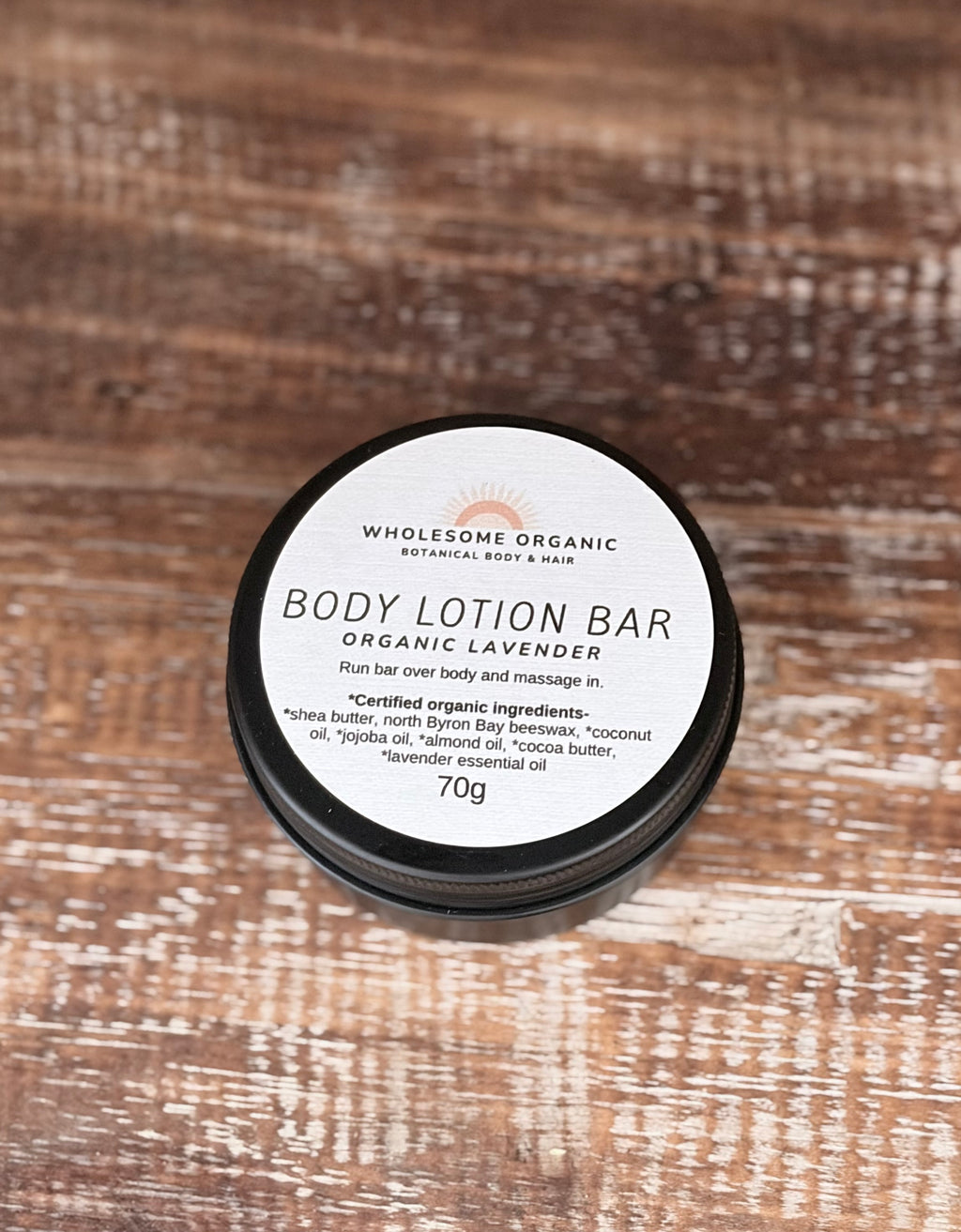 Organic Lavender Body Lotion Bar