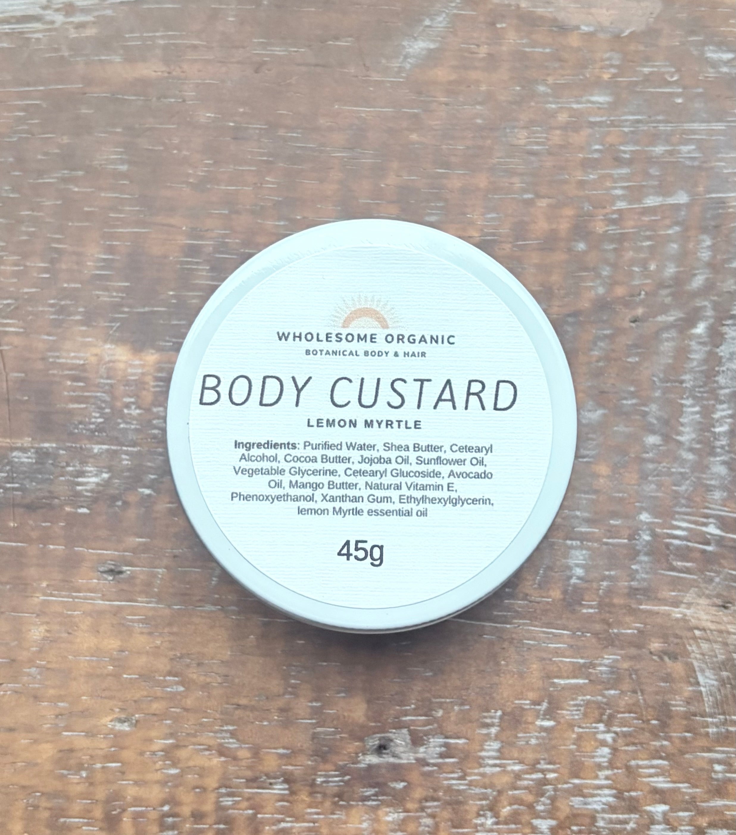 Lemon Myrtle Body Custard travel size